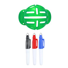 Golf Ball Line Marker With 3 Pens Waterproof Lines Marker-Green