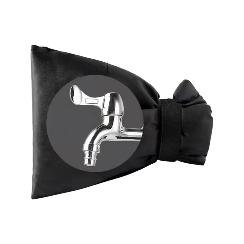 Cold Weather Faucet Protector Insulation Sleeve-14X19 Black 7696002030140