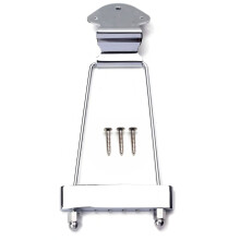 6 String Electric Guitar Trapeze Tailpiece Bridge Short-Silver