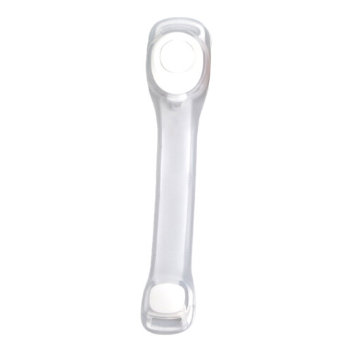 USB Rechargeable LED Safety Armband Illuminated Arm Strap-White