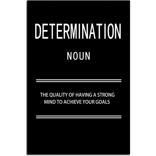 Determination Canvas Wall Art Print 12x18 in 1