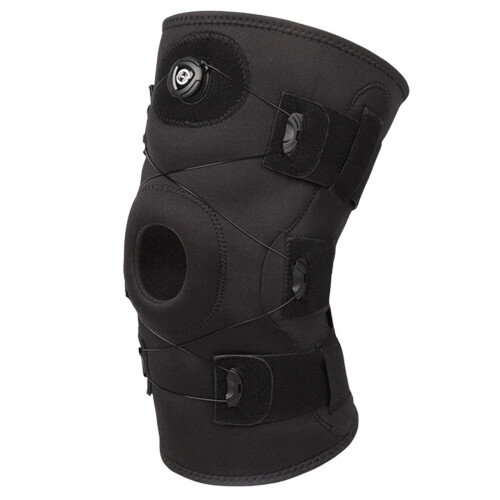 Adjustable Knob Knee Brace Support With Breathable-Black M