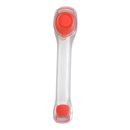 Bracelet de poignet Rechargeable USB, brassard de sécurité-Rouge