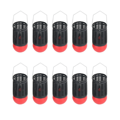 10Pcs Fishing Lure Basket Badminton Type Nesting Device-S