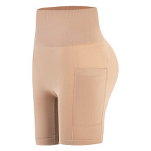 Atletische gymshorts voor dames, sneldrogende-abrikoos XL