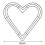 3 Pack 14 Inch Heart Wire Wreath Frames Metal 2
