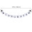 Graduation Bunting Banner – Black Paper Flags, 12 cm 2