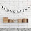 Graduation Bunting Banner – Black Paper Flags, 12 cm 4