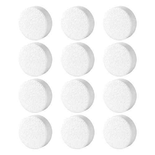 Cercles en mousse blanche polyvalents, disques en polystyrène de