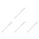 4Pcs White Metal Stylus Pens for Tablets Dual Function Touchscreen Pen 3