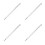 4Pcs White Metal Stylus Pens for Tablets Dual Function Touchscreen Pen 6
