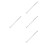 4Pcs White Metal Stylus Pens for Tablets Dual Function Touchscreen Pen 7