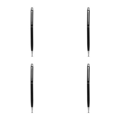 4Pcs Black Universal Stylus Pen for Touchscreen Devices Durable Metal 1