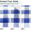 Royal Blue Gingham Tablecloth 60x102 in 2