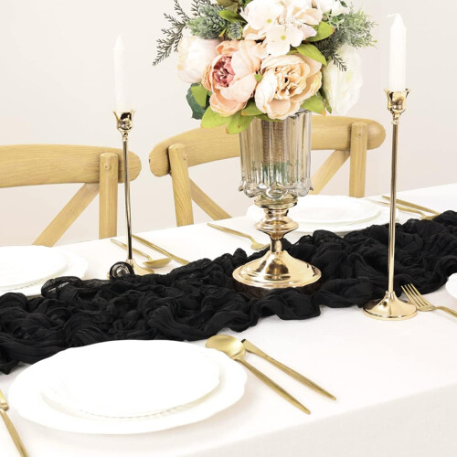 Cheesecloth Table Runner 13 x 72 in Multi Colour 2