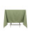 Square Tablecloth 70x70 in Dusty Green Scuba Polyester 4
