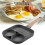 3-Section Non-Stick Frying Pan for Eggs, Pancakes & More 4