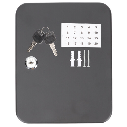 Wall-Mounted Key Storage Box with Multiple Slots 2