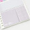 Refillable Notebook with Label Sticker For Task Planning-Purple 4