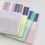Refillable Notebook with Label Sticker For Task Planning-Purple 7