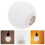 Frosted Glass Globe Lampshade White 6 cm 2
