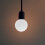 Frosted Glass Globe Lampshade White 6 cm 3