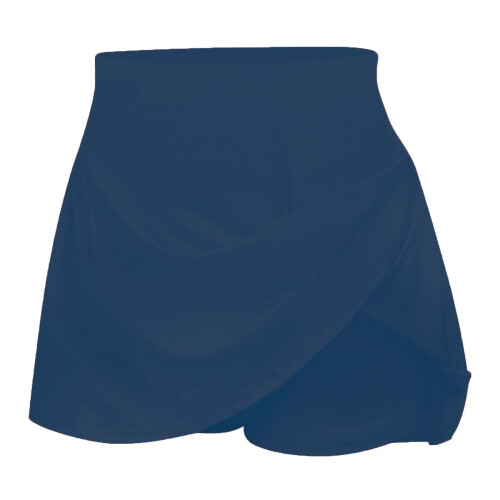 Women's navy athletic shorts leaf print XL 2