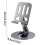 Jacenvly metal phone holder with 360 rotation 2