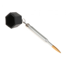 Portagesso in metallo per stecca da biliardo – Esagonale, 12 cm
