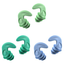 Silicone swim earplugs waterproof reusable for adults