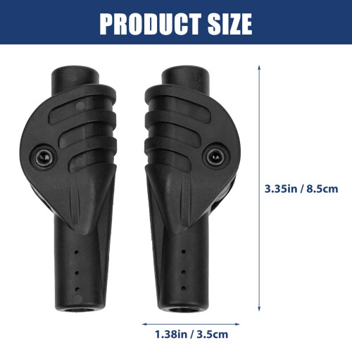 Carbon Fibre Tent Pole Connectors 2 Pack 1