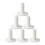 Golf rubberen tee 60 mm 6 stuks 2