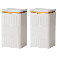Récipient à thé décoratif en métal pour usage-Beige L