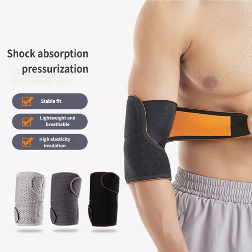 Everyday Use Elbow Guard Cover for Joint Health-Light Grey 2
