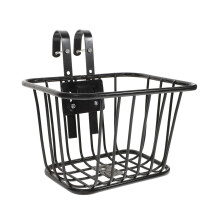 Cestino anteriore in metallo per bicicletta, 25x18x15 cm