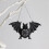 Black Bat LED Hanging Lamp for Halloween Decor 3