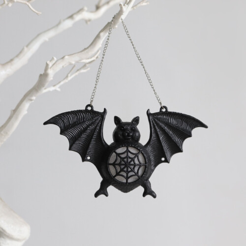 Black Bat LED Hanging Lamp for Halloween Decor 2