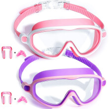 Kids Swimming Goggles Anti-Fog UV Protection 2 Pack
