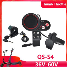 QS-S4 duimgashendel LCD-displaykit voor 36V–60V