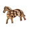 Plat pliable de style cheval en bois pour servir des biscuits et 1