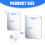 Fogless Bathroom Shower Acrylic Mirror with Suction Cup-24x20cm 2