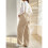 Stretchable Corduroy Pregnancy Overalls Adjustable-Black L 2
