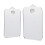 Fogless Bathroom Shower Acrylic Mirror with Suction Cup-24x20cm 3