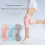Breathable Stretchy Knit Knee Support Sleeve-Gray single pack L 2
