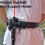 Plastic Wader with Poles Inserter Adjustable Rod Holsters-Green 2