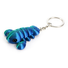 Mooie 3D-geprinte dierensleutelhanger voor kinderen en-4