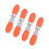 8Pieces Corn On The Cobs Holders Nonslip-Tangerine 1