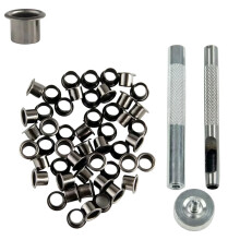 Oeillets en cuir de 6mm 7mm avec perforateur en-Ensemble 1