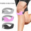 Silicone Patella Knee Brace Adjustable Knee Support Strap-gray 2