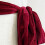 Minimalistische fluwelen tailleband Slanke elastische riem-Rood 3